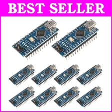 Innovative 10PCS Nano V3.0 Boards with Multiple I/O Ports for Enhanced Projects