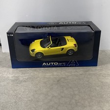 AUTOart 1:18 Toyota MR2 Spyder Yellow Diecast Model Car Boxed 78715