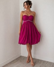 Ladies Off Shoulder Irregular Chiffon Summer Evening Party Long Cocktail Dress