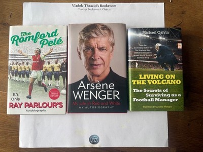 Arsenal: Romford pele - Parlour/ Arsene Wenger: My Life / Living on the volcano