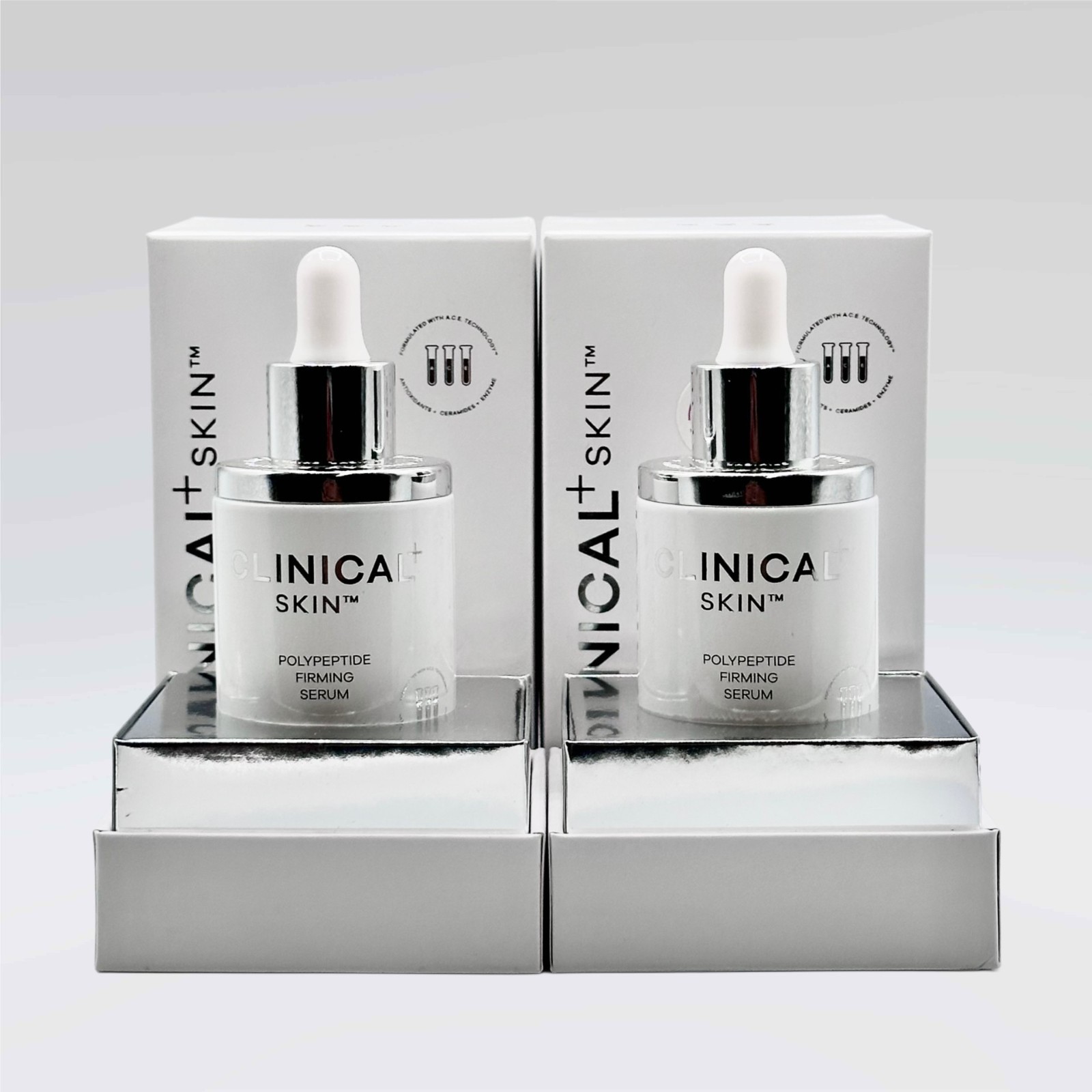 CLINICAL+SKIN POLYPEPTIDE FIRMING SERUM 1.7 oz - LOT of 2