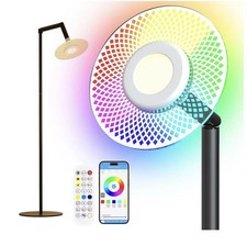  2PK Yaldomt RGB Floor Lamp Smart Standing lamp with app Remote Control NEW 