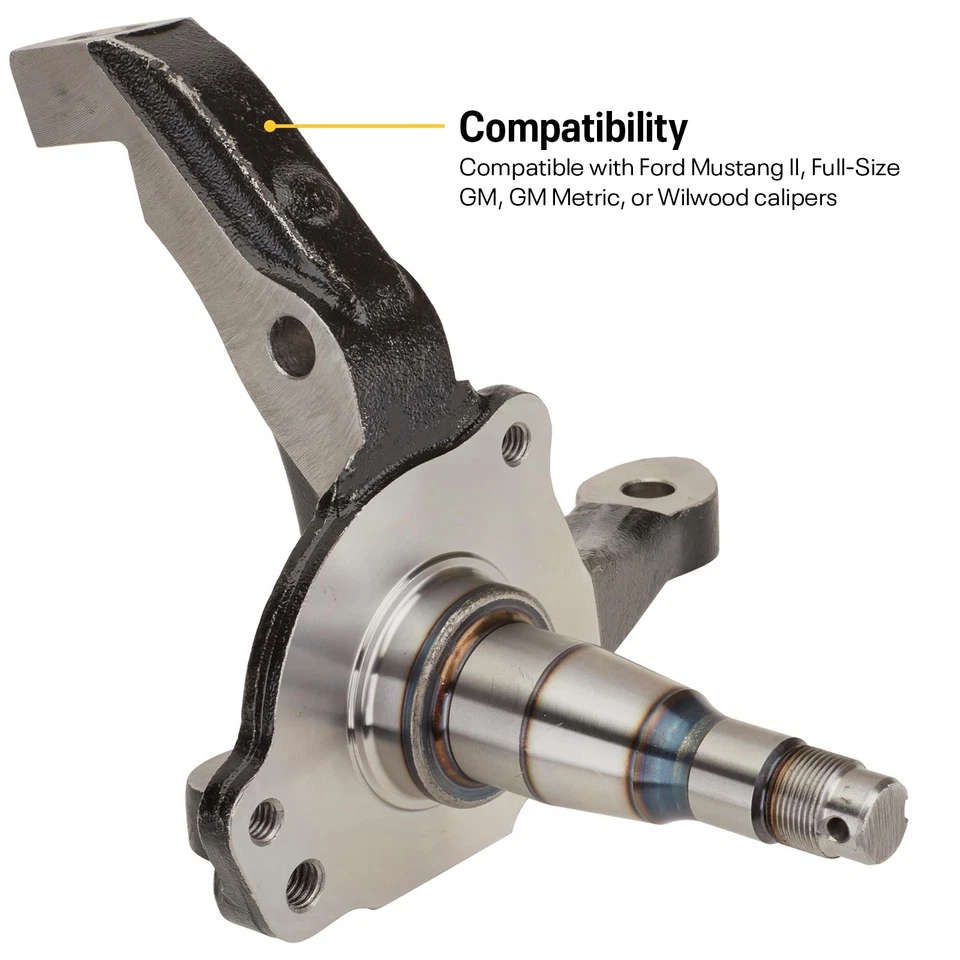 Speedway Mustang II Forged Steel Hotrod Ratrod Spindles, Stock Factory Specs - Image 3 of 4