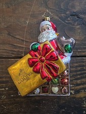Christopher Radko Ornament Santa Godiva Chocolate