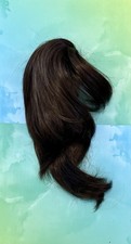 Clip-In Synthetic Hair Extension Dark Brown Wavy 16 in Women 1pc