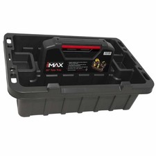Multi-Compartment Tote Tray Tool Storage Organiser Max 20" Black Tool Carrier 