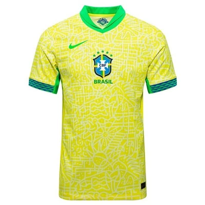 Maillot Brésil CBF (5 étoiles) x Nike Officiel Dri-Fit - Neuf - 3 tailles - Photo 1/4