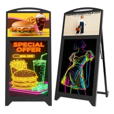 360SPB 43''portable digital signage 32'' Writing Board Rechargeable LCD Display