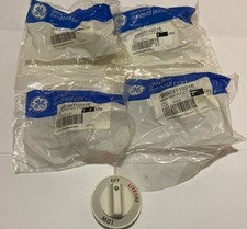 Lot of 4 Genuine GE WB03T10216 RANGE KNOB GAS VALVE 210 BQT  BISQUE 