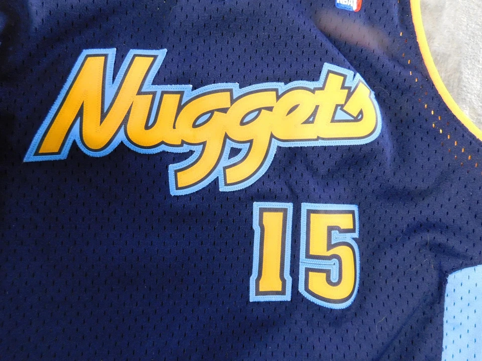 Camiseta Denver Nuggets Youth média NBA basquete Carmelo Anthony #15 Adidas - Imagem 3 de 4