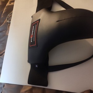 Pro Impact Boxing MMA Training Muay Thai Groin Abdominal Protector Xl Black
