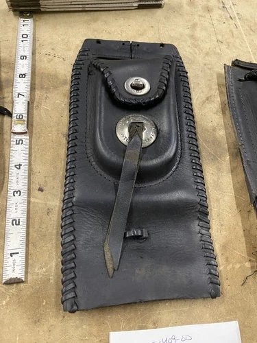 Harley Heritage Springer Softail Fatboy Black Tank Panel Pouch Gas Tank 91409-00