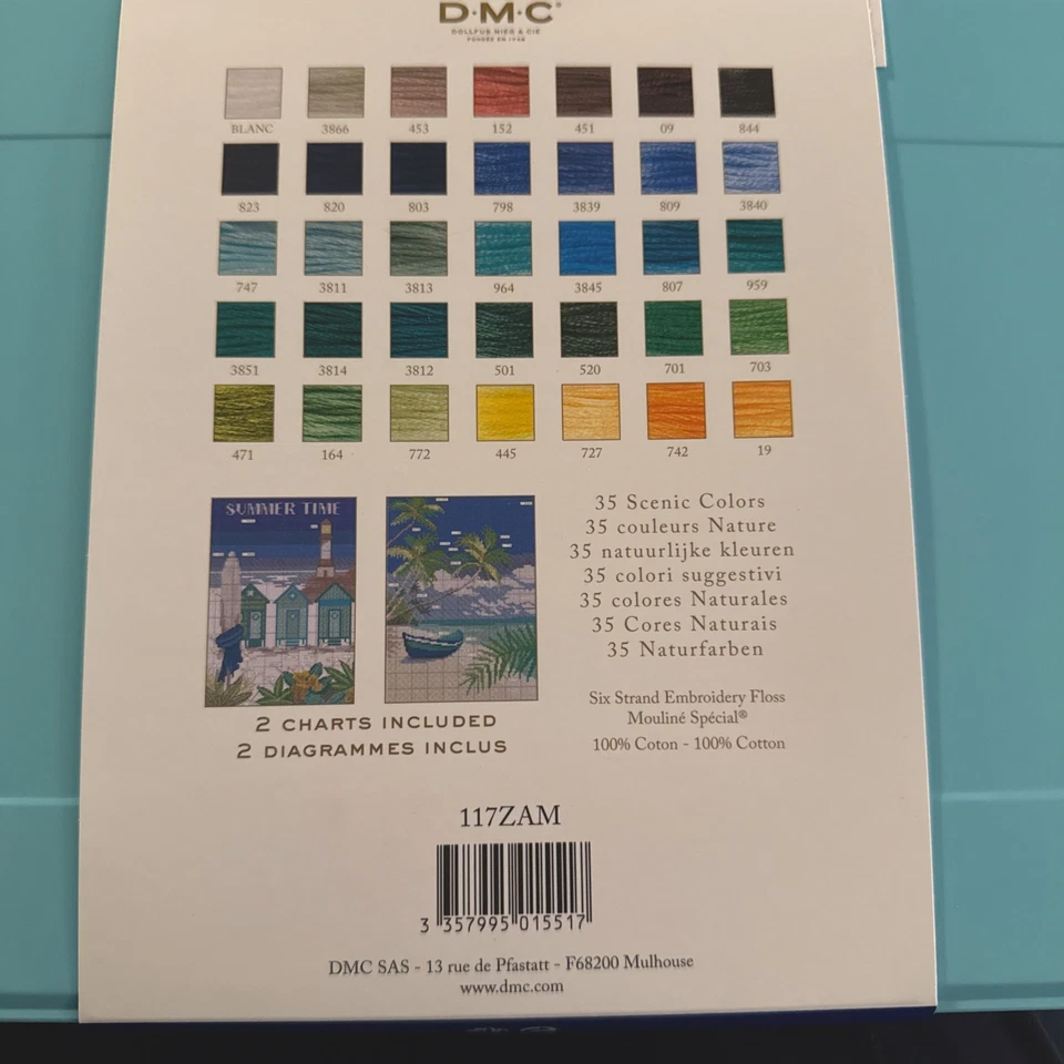 DMC Embroidery Floss Tin w/35 Scenic Colors Set #117ZAM - Image 3 of 4