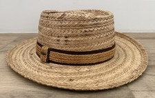 NEW Scala Mens 100% Buri Braid Straw Hat, 13 ...