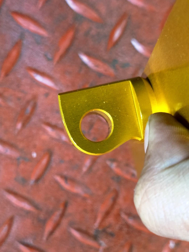 Clavija delantera giratoria 360° MX Chopper estilo bobber para Harley Sportster 883 Dyna Foto 3 de 4