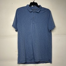 Eddie Bauer Men  s TXL Polo Shirt Fit Active Blue Performance