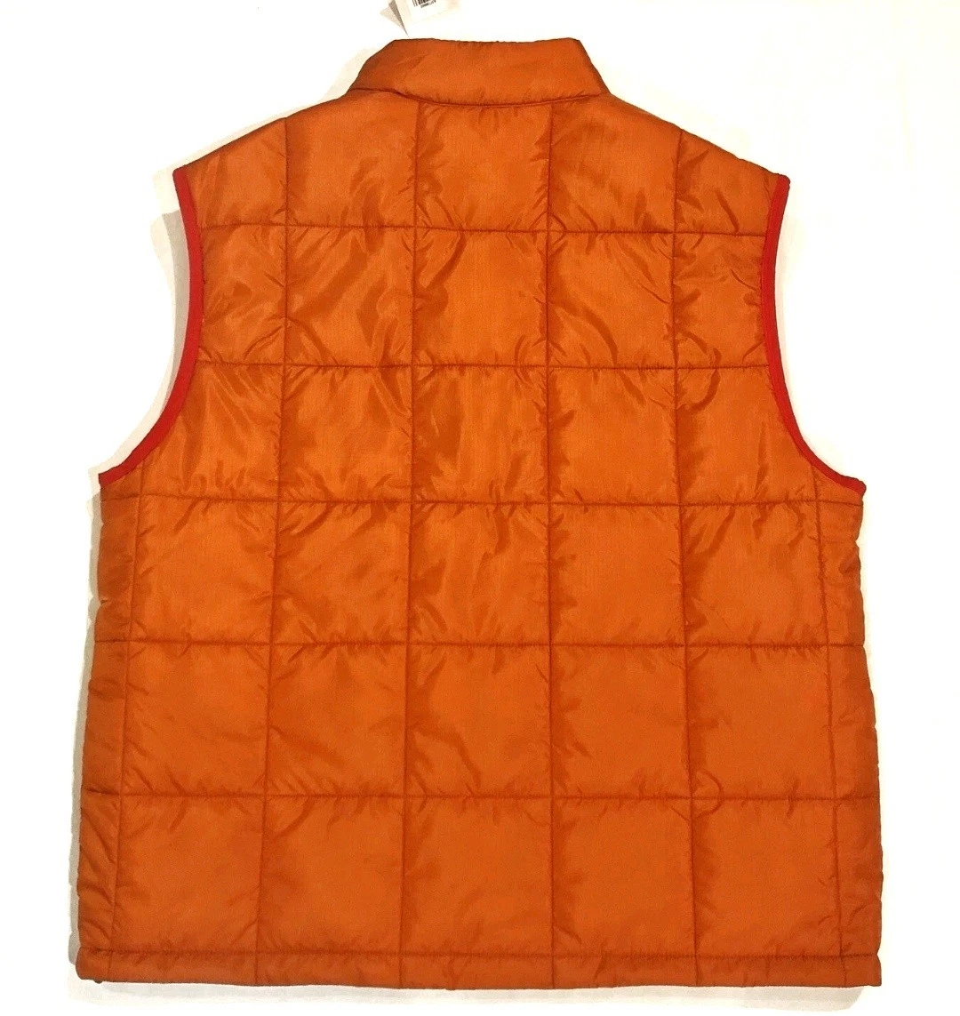 NWT Levi's Gold Tab Pastime - Orange Insulated Puffer Vest - Men's L Large - product detail image 2