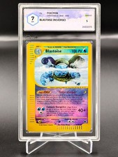 🍀Pokémon GRAAD 7 Blastoise 4/165 reverse ITALIANO Expedition bgs psa🍀
