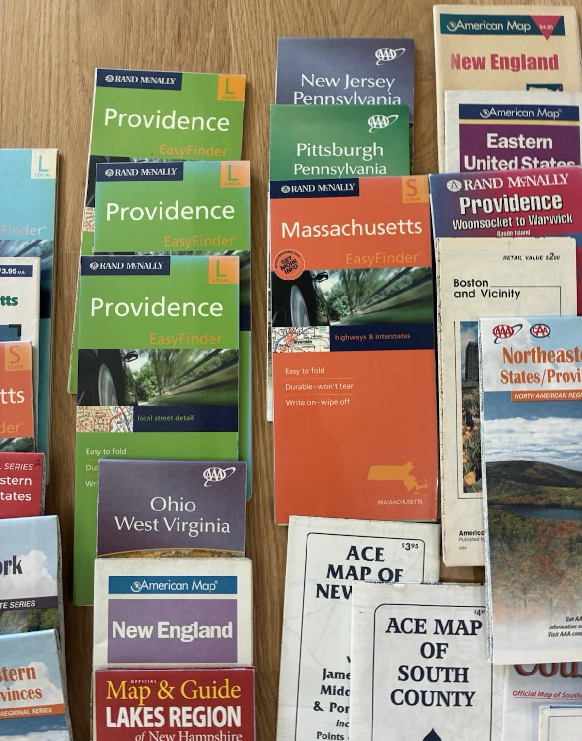 Lot of 78  Vintage USA Road Maps - New England, Oregon, Chicago, Tamps,USA, etc. image 7