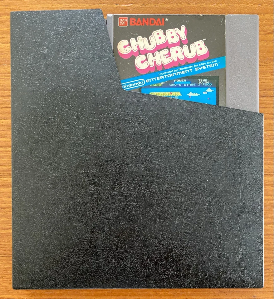 NES ~ CHUBBY CHERUB Nintendo Game 5 Screw NES-CB-USA Cart + Sleeve NTSC - Image 3 of 4