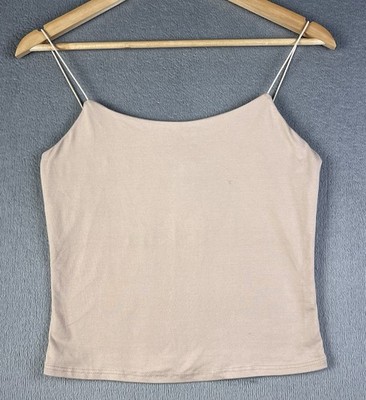 Gaze Beige Tank Top Cami Size Small Soft Capsule Casual Layers