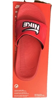 Nike Kawa Slide Red Men's Synthetic Sandal US 2Y Standard Width Slip On