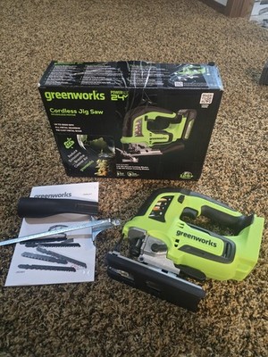 Greenworks 24V Cordless Jig Saw 3000SPM BARE TOOL 