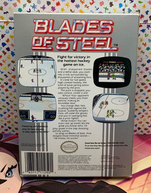 Blades of Steel Red Label NES CIB with bag and inserts