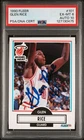 1990 Fleer #101 GLEN RICE Signed RC Heat Rookie PSA 6 DNA 10 AUTO Sharp