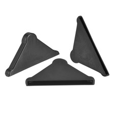 PP Corner Protector Triangle 37x4mm for Ceramic, Glass, Metal Sheets Black 50pcs