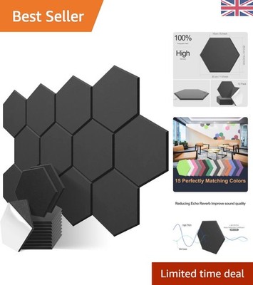 Vielseitige 30x26cm selbstklebende Akustikschaumstoffplatten - 12er Pack für Lärmschutz