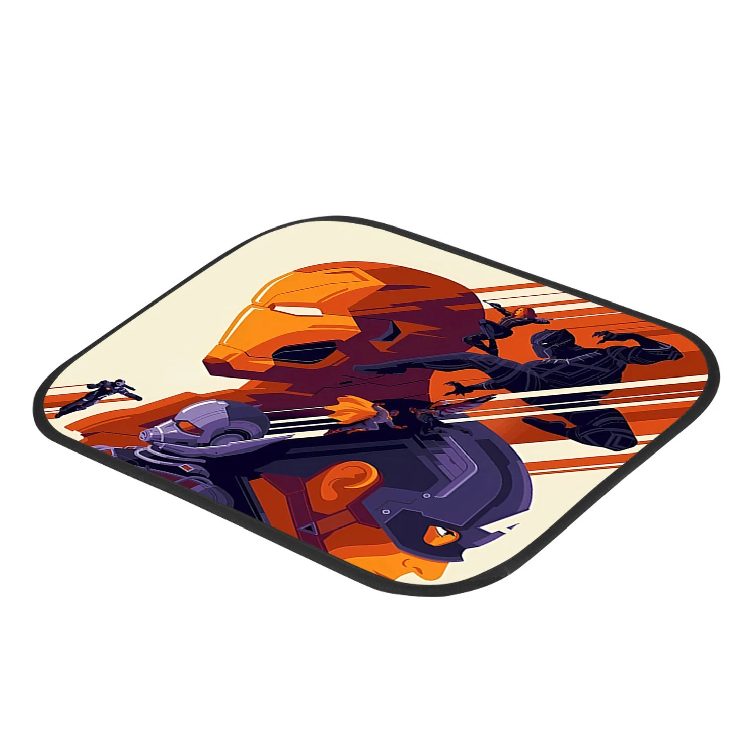 Marvel Avengers Iron Man Captain America Car Floor Mats Auto Accessories