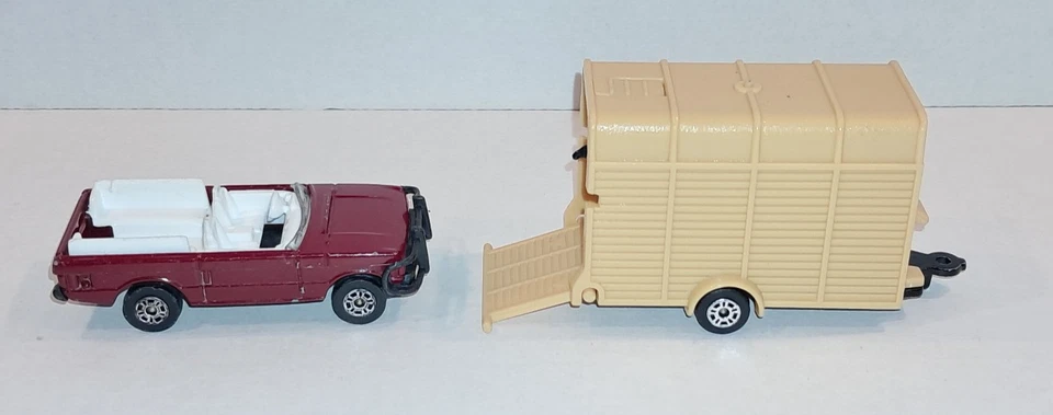 CORGI James Bond 007 Octopussy Range Rover Horse Box Acrostar Jet E3019 1982 - Bild 4 von 4