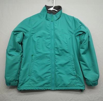Cabela's Jacket Mens Medium Green Fleece Lined Outdoor Hiking Camping