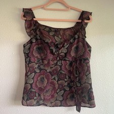 Vintage 90s Floral Whimsy Fairy Boho Blouse