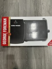 George Foreman Large Electric Grill & Griddle Non-Stick Dual Temp