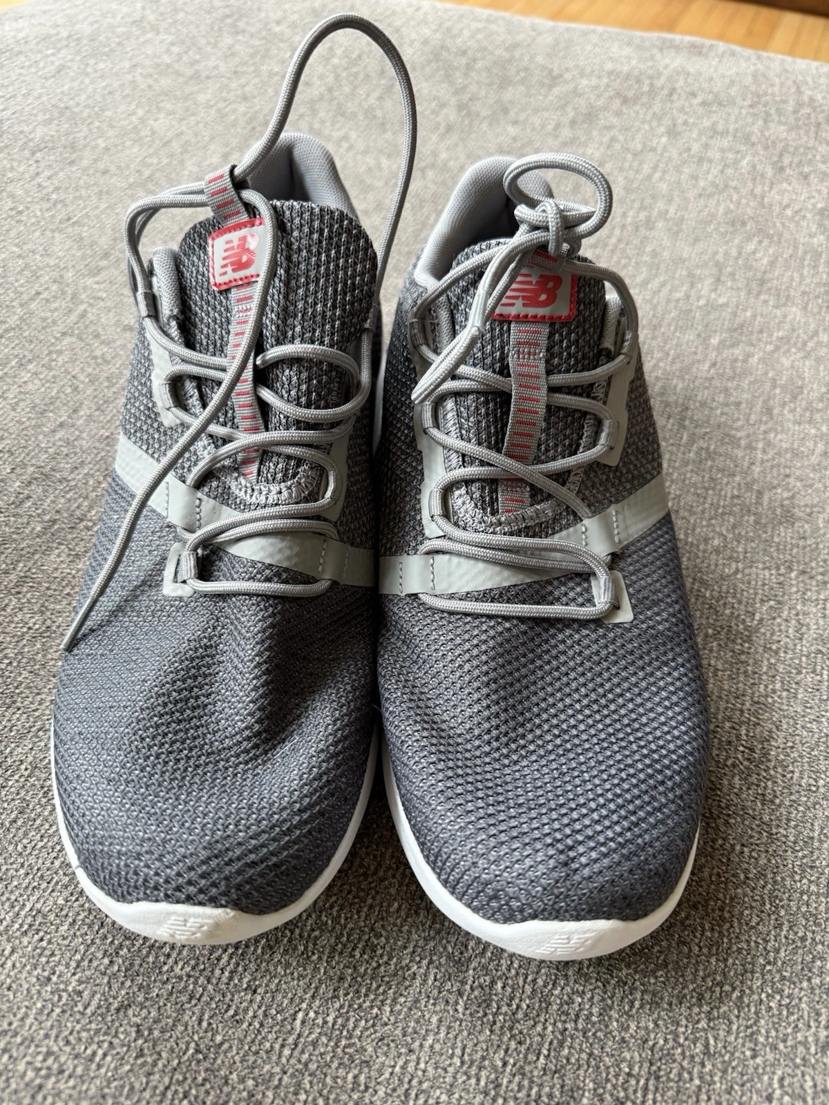 Scarpe da corsa uomo New Balance sneakers taglia 11 grigio rosso nuove senza scatola MDRNSG1