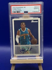 Chris Paul 2009-10 Bowman 48 Signatures 48A-CP Certified Auto PSA 10 POP 12