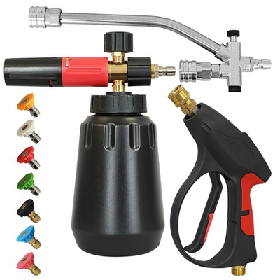 #ad #ad US Pressure Washer Gun Car Wash Soap Lance Cannon Spray Jet Bottle Snow Foam NEW $8.99