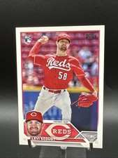 Levi Stoudt 2023 Topps Chrome Update Cincinnati Reds Rookie Baseball Card #USC13. rookie card picture