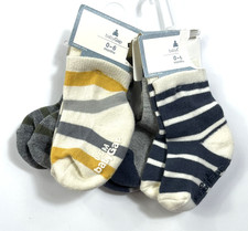 New With Tags Baby Gap Boys Socks Lot 0-6m "4" Pairs