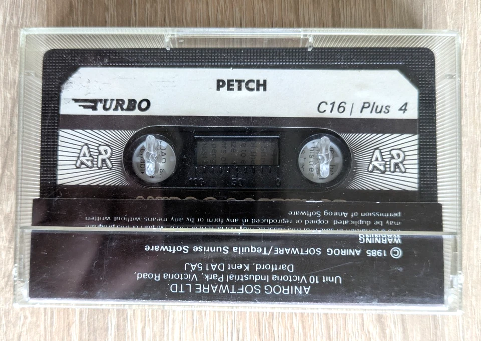 Petch Turbo Commodore C 16 / Plus 4 AR Anirog Software 1985 B4422 - Bild 2 von 4
