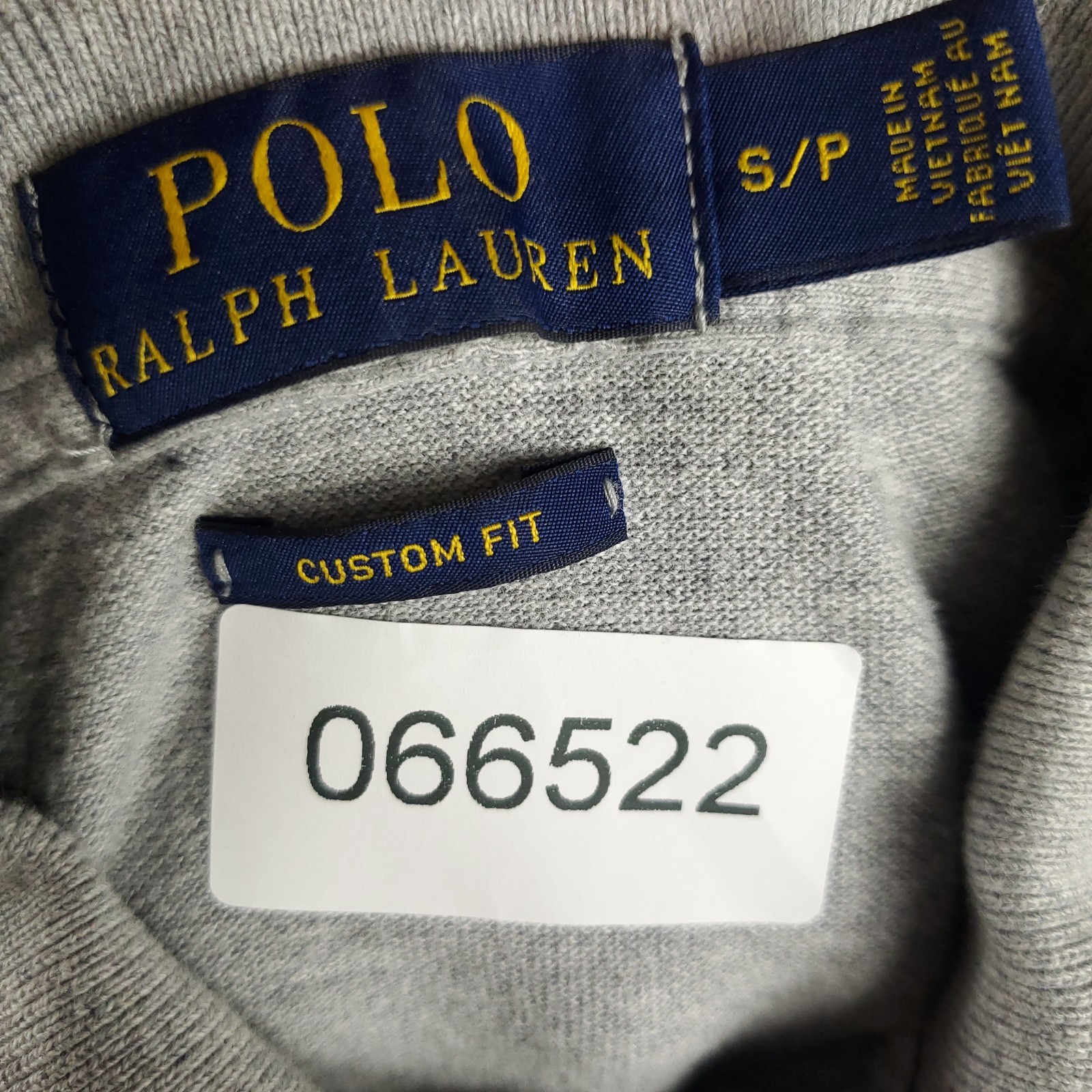 Ralph Lauren Polo Shirt Mens Small Gray  Custom Fit Pony Golf Short Sleeve thumbnail 7