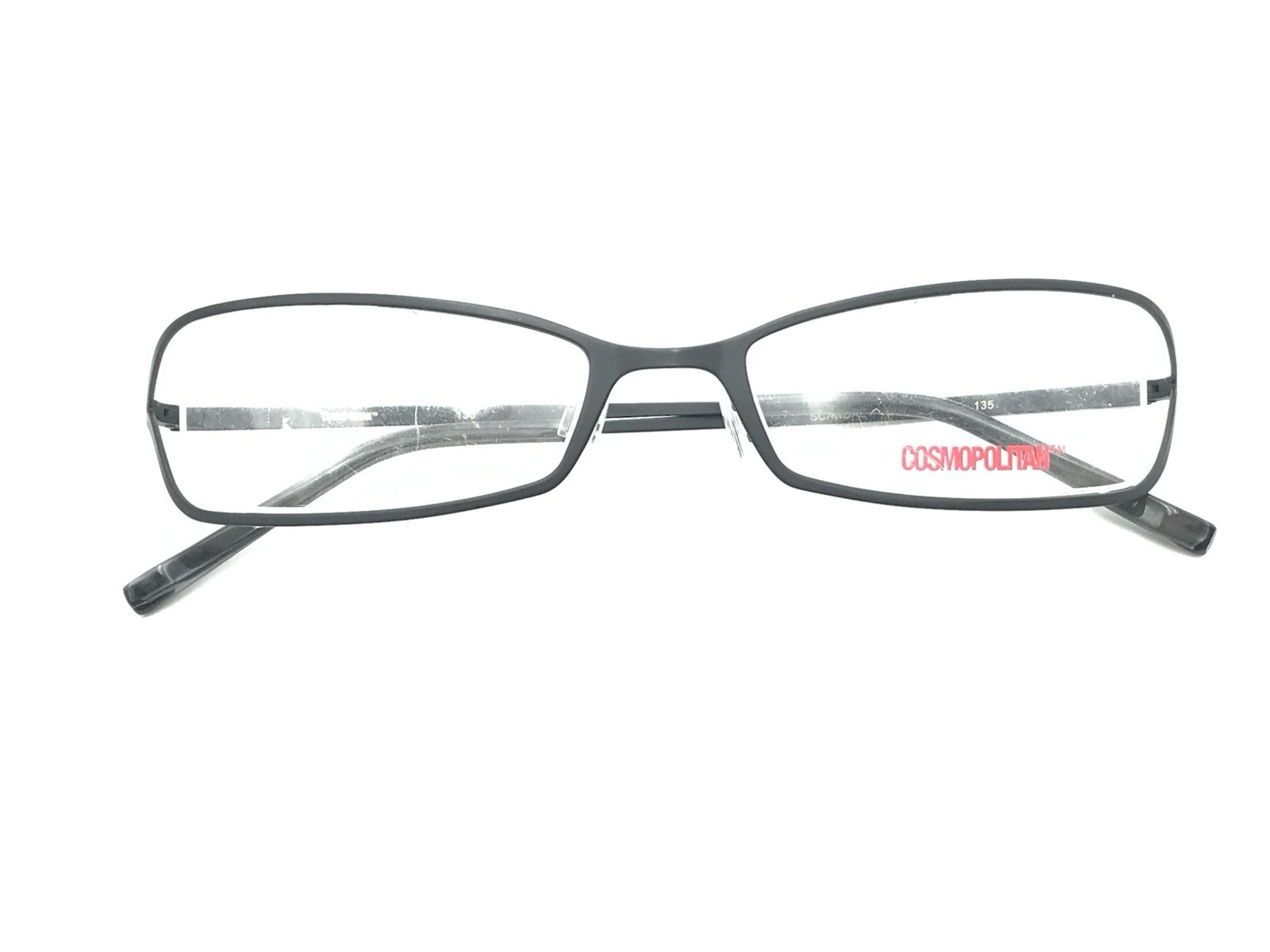 COSMOPOLITAN SCANDAL BLACK TIE Women's Black Half-Rimless Eyeglasses 49-18 135