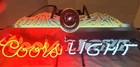 Vintage Coors Light Neon Beer Sign – Rocky Mountain Emblem – Bar/Man Cave Decor