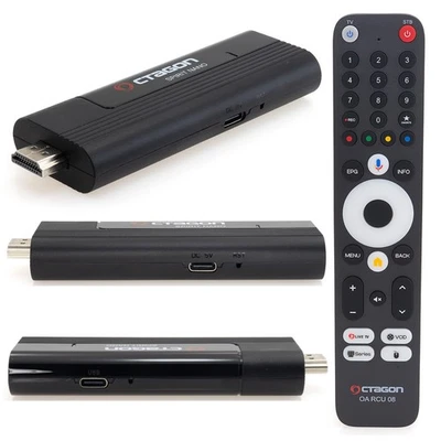 OCTAGON SPIRIT NANO 4K UHD Android Streaming Stick HDR10+ OTT MEDIA 5G WLAN BT - Bild 1 von 4