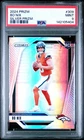 142105404 Bo Nix 2024 Panini Prizm #309 Silver Rookie RC PSA 9