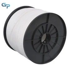 1/8" x 1000' White Multipurpose Polypropylene Utility Rope Cord Line For Camping