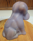 Boyd Art Glass POOCHE Dog in (Guessing) Satin INTRIQUE  #134 Made 6-12-01 — photo 2