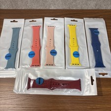 Smart Watch Replacement Silicone 38/40 mm Band 6 piece Bundle Apple Watch Band